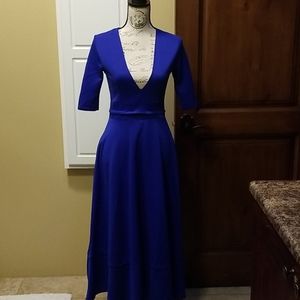 COPY - Blue dress with pockets